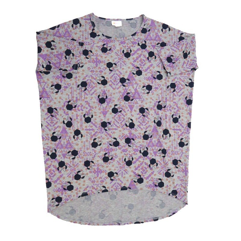 LuLaRoe Irma Hi-Lo Tunic c (S) Small Disney Minnie Mouse Blue G Black SMALL-200 fits women sizes 8-10