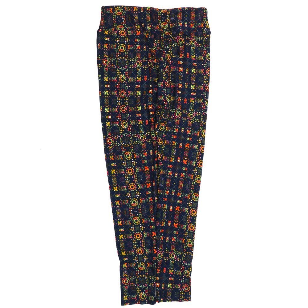 LuLaRoe One Size OS Southwestern Mandala Blue Yellow Green Red Geometric