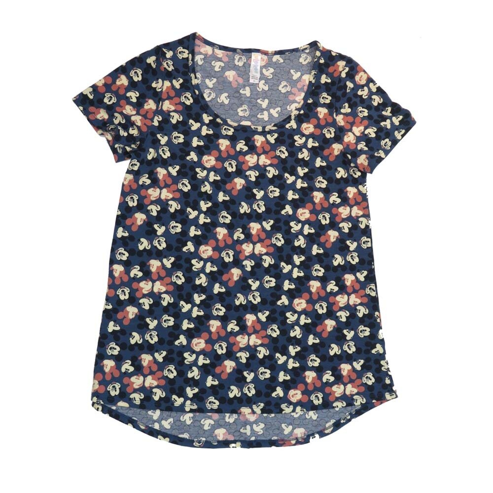 LuLaRoe CLASSIC Tee b X-Small (XS) Disney Mickey Mouse XS-233-V Womens Short Sleeve Tee fits Adult sizes 2-4