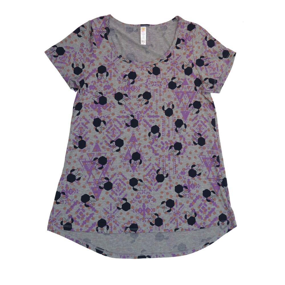 LuLaRoe CLASSIC Tee b X-Small (XS) Disney Minnie Mouse XS-240-V Womens Short Sleeve Tee fits Adult sizes 2-4