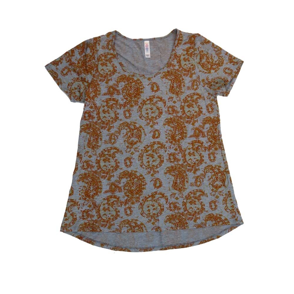 LuLaRoe CLASSIC Tee c Small (S) Paisley SMALL-207-C Womens Short Sleeve Tee fits Adult sizes 6-8