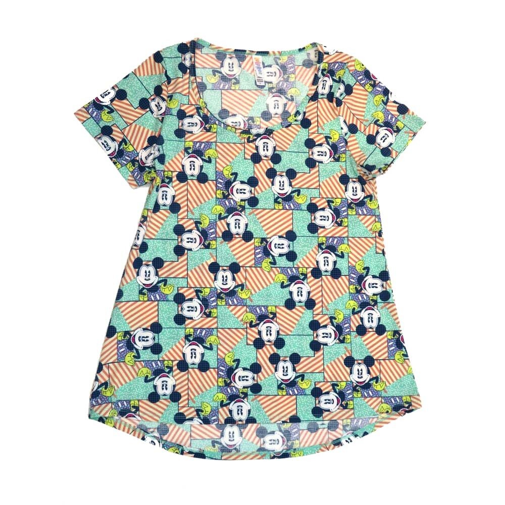 LuLaRoe CLASSIC Tee c Small (S) Disney Mickey Mouse SMALL-218-V Womens Short Sleeve Tee fits Adult sizes 6-8