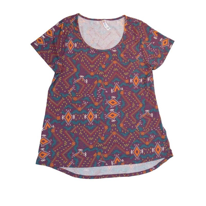 LuLaRoe CLASSIC Tee d Medium (M) 70s Trippy Geometric Gods Diamond MEDIUM-213-V Womens Short Sleeve Tee fits Adult sizes 10-12 LuLaRoe CLASSIC Tee d Medium (M) 70s Trippy Geometric Gods Diamond MEDIUM-213-V Womens Short Sleeve Tee fits Adult sizes 10-12