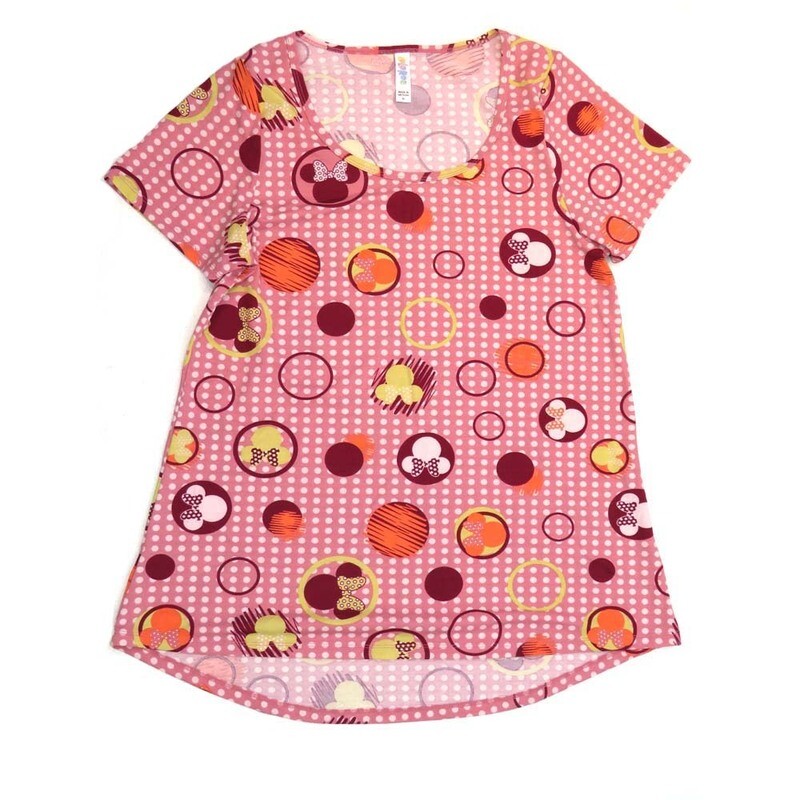 LuLaRoe CLASSIC Tee d Medium (M) Disney Minnie Mouse Polka Dots Black Green White Pink MEDIUM-207-V Womens Short Sleeve Tee fits Adult sizes 10-12 LuLaRoe CLASSIC Tee d Medium (M) Disney Minnie Mouse Polka Dots Black Green White Pink MEDIUM-207-V Womens Short Sleeve Tee fits Adult sizes 10-12
