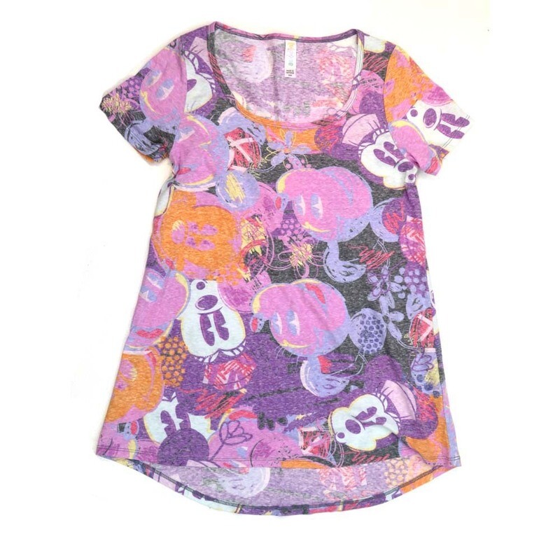 LuLaRoe CLASSIC Tee b X-Small (XS) Disney Minnie Mouse XS-241-V Womens Short Sleeve Tee fits Adult sizes 2-4