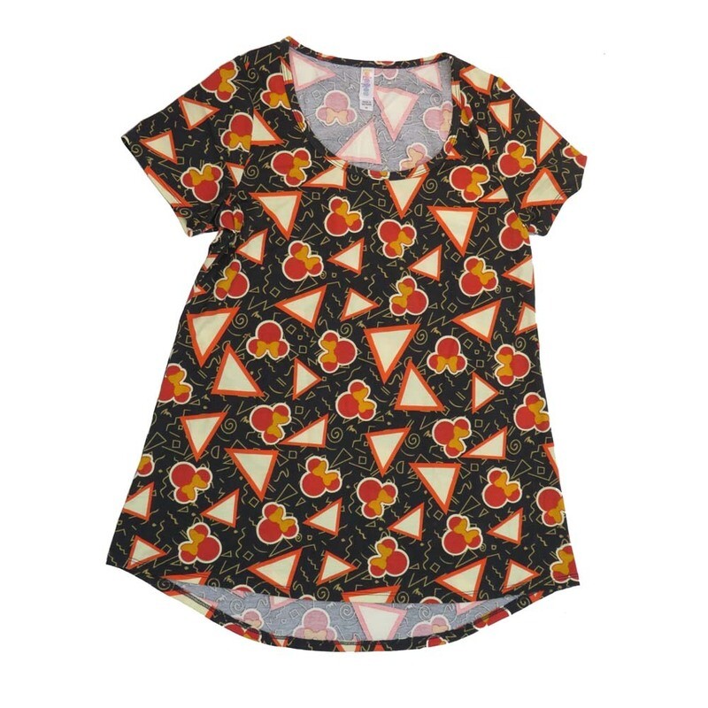 LuLaRoe CLASSIC Tee b X-Small (XS) Disney Minnie Mouse XS-235-V Womens Short Sleeve Tee fits Adult sizes 2-4