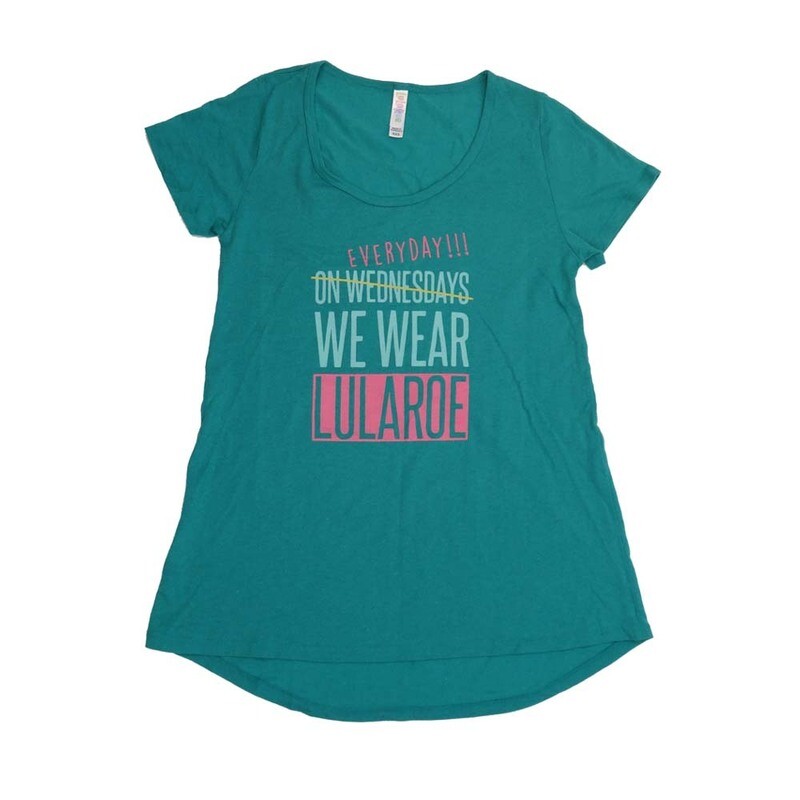 LuLaRoe CLASSIC Tee a XX-Small (XXS) Solid Everyday We Wear Lularoe XXS-206-G Womens Short Sleeve Tee fits Adult sizes 00-0