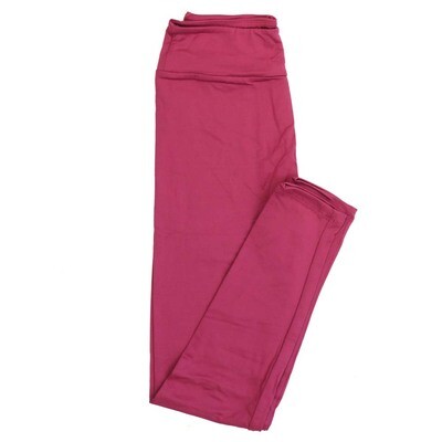 LuLaRoe Tween Solid Rosy Pink (598838) Womens Leggings fits Adult Adult sizes 00-0
