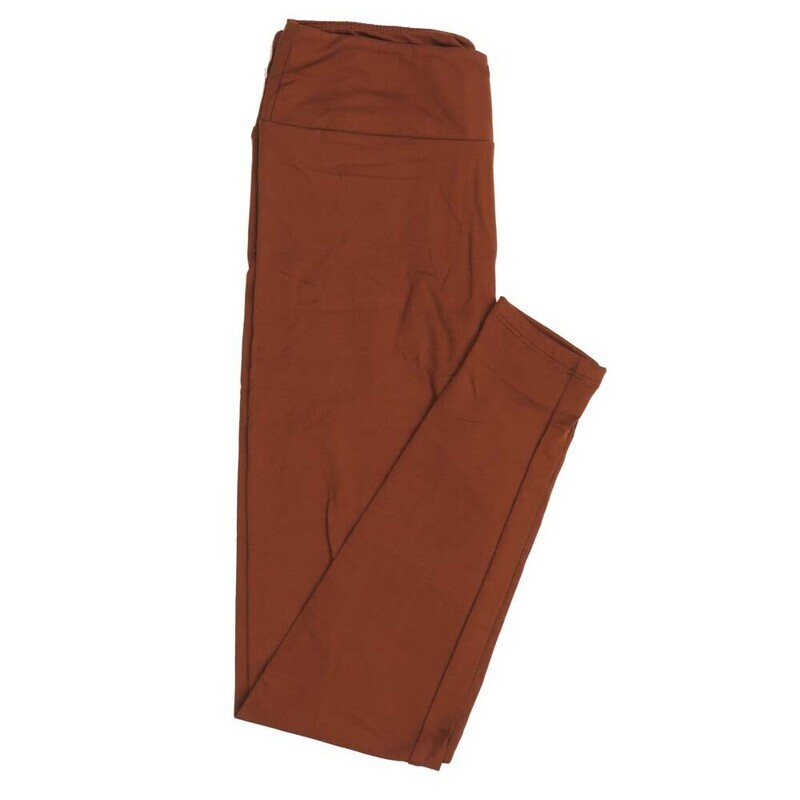 LuLaRoe Tween Solid Brown (419549) Womens Leggings fits Adult Adult sizes 00-0