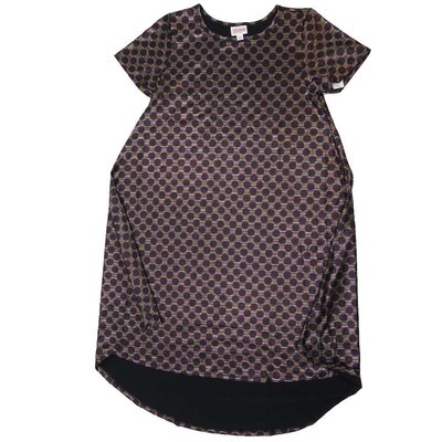LuLaRoe CARLY c Small (S) Elegant Collection Polka Dot Swing Dress fits womens sizes 6-8 C-SMALL-202 Retail $55