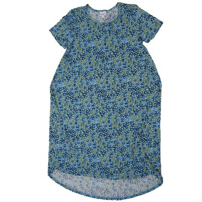 LuLaRoe CARLY c Small (S) Geometric Mandala Swing Dress fits womens sizes 6-8 C-SMALL-213 Retail $55