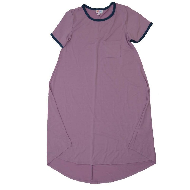 LuLaRoe CARLY c Small (S) Solid Swing Dress fits womens sizes 6-8  C-SMALL-221  Retail $55