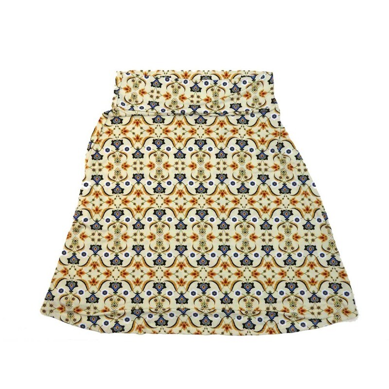 LuLaRoe AZURE h XXX-Large 3XL aaa A-Line Knee Length Skirt 3XL-213 fits Adult sizes 22-24