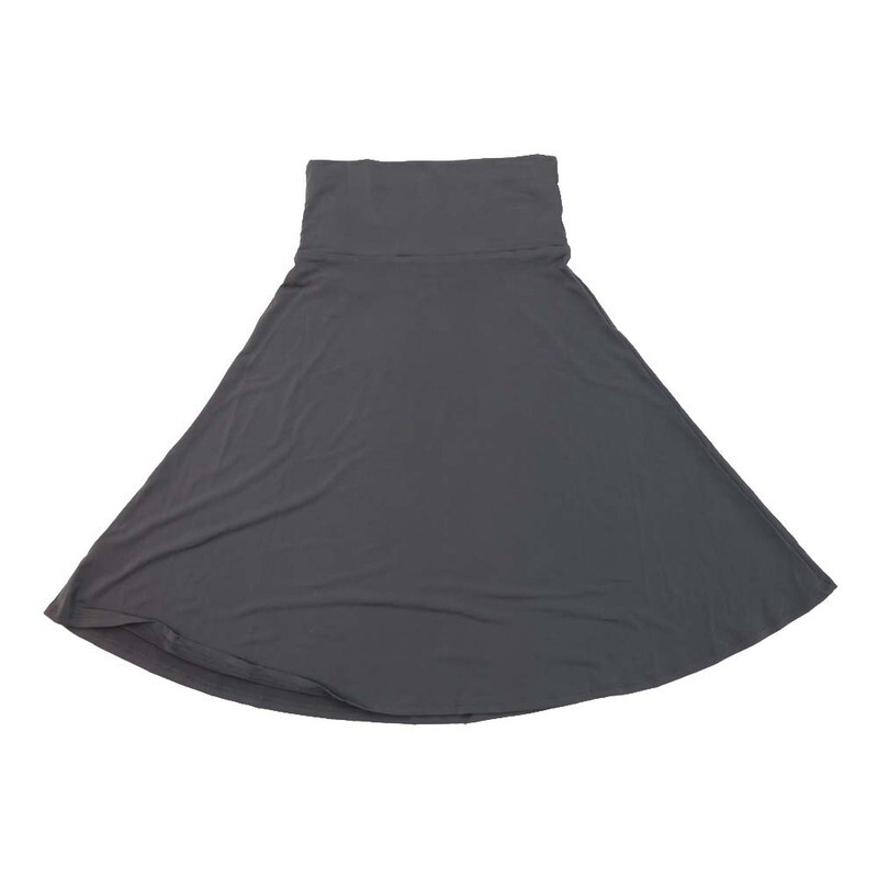 LuLaRoe AZURE b X-Small XS Solid A-Line Knee Length Skirt XS-202 fits Adult sizes 00-0