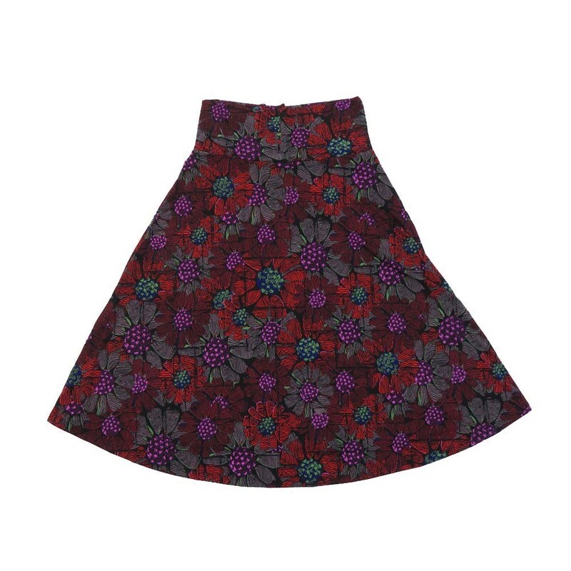 LuLaRoe AZURE c Small S Floral A-Line Knee Length Skirt SMALL-215 fits Adult sizes 2-4 LuLaRoe AZURE c Small S Floral A-Line Knee Length Skirt SMALL-215 fits Adult sizes 2-4