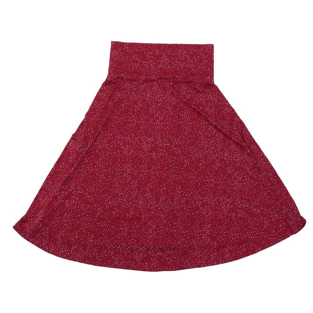 LuLaRoe AZURE c Small S Micro Polka Dot A-Line Knee Length Skirt SMALL-203 fits Adult sizes 2-4