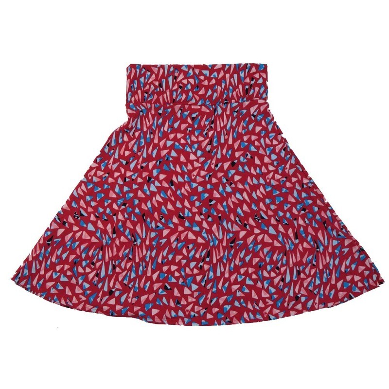 LuLaRoe AZURE d Medium M Diamond Geometric A-Line Knee Length Skirt MEDIUM-203 fits Adult sizes 6-8