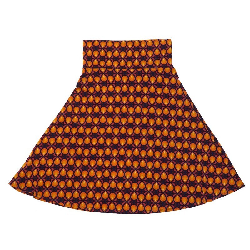 LuLaRoe AZURE d Medium M Psychedelic Trippy Teardrops A-Line Knee Length Skirt MEDIUM-214 fits Adult sizes 6-8