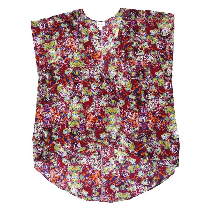 LuLaRoe Lindsay c Small S Kimono Floral White Blue Yellow Red Silky Lightweight Made in Vietnam 100% Polyester Small fits Adult sizes 00-8 LuLaRoe Lindsay c Small S Kimono Floral White Blue Yellow Red Silky Lightweight Made in Vietnam 100% Polyester Small fits Adult sizes 00-8