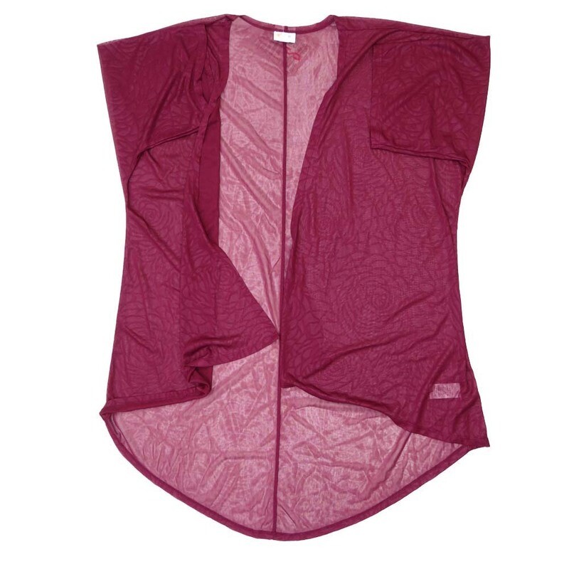 LuLaRoe Lindsay c Small S Kimono Roses Magenta Sheer Silky Ultra Lightweight Made in Vietnam 100% Polyester Small fits Adult sizes 00-8 LuLaRoe Lindsay c Small S Kimono Roses Magenta Sheer Silky Ultra Lightweight Made in Vietnam 100% Polyester Small fits Adult sizes 00-8