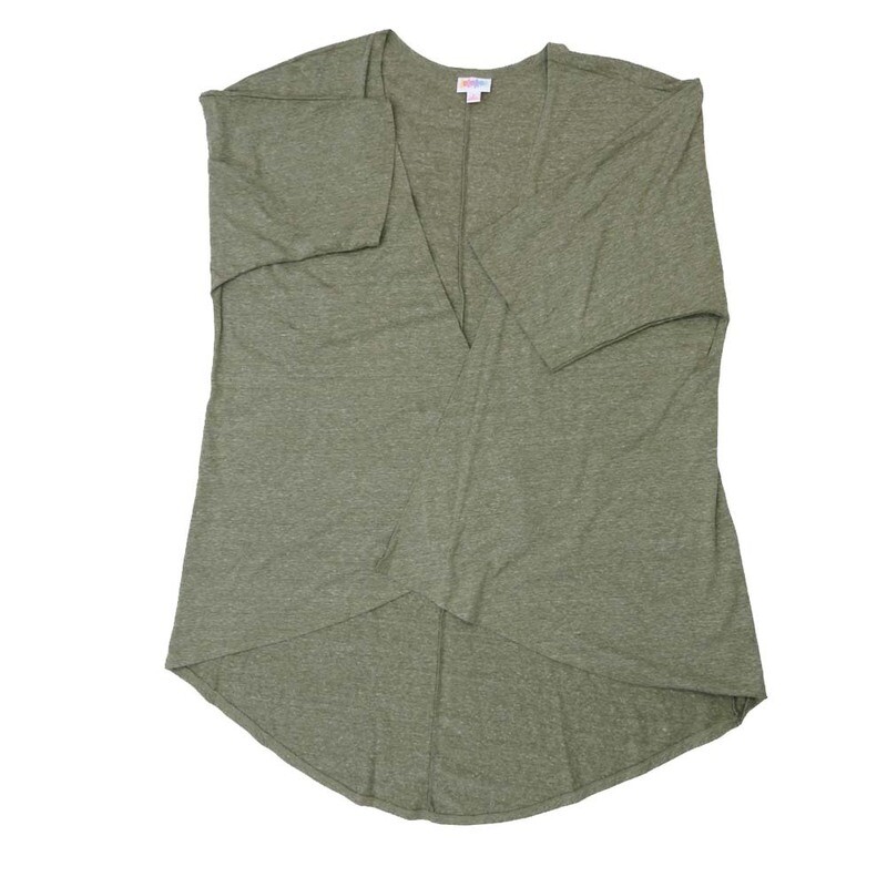 LuLaRoe Lindsay c Small S Kimono Solid Heathered Green Lightweight Made in Guatemala 48% Polyester 36% Cotton 4% Spandex 12% Rayon Small fits Adult sizes 00-8 zzz LuLaRoe Lindsay c Small S Kimono Solid Heathered Green Lightweight Made in Guatemala 48% Polyester 36% Cotton 4% Spandex 12% Rayon Small fits Adult sizes 00-8 zzz