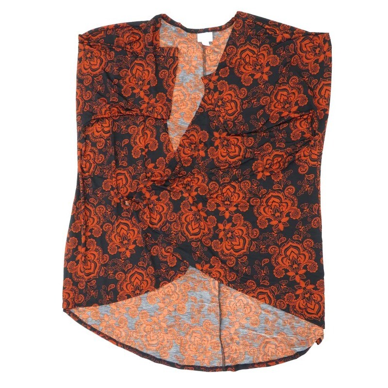 LuLaRoe Lindsay e Large L Kimono Black Red Fleur de Lis Paisley Light/Middleweight Made in Vietnam 95% Polyester 5% Spandex Large fits 18-22 LuLaRoe Lindsay e Large L Kimono Black Red Fleur de Lis Paisley Light/Middleweight Made in Vietnam 95% Polyester 5% Spandex Large fits 18-22
