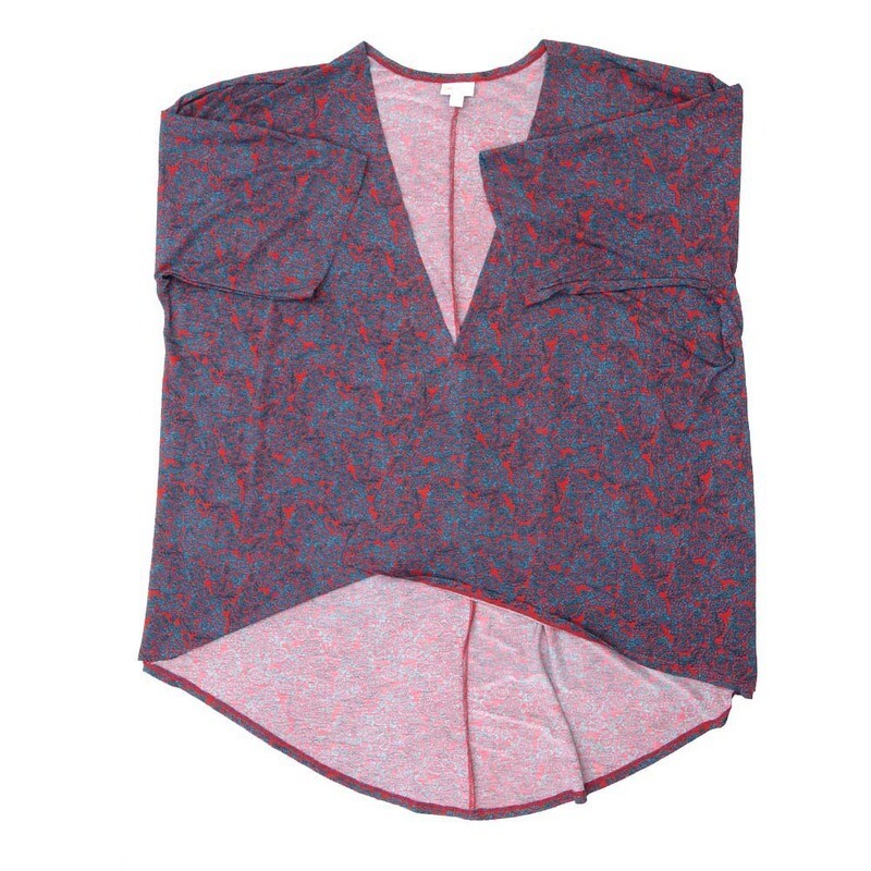 LuLaRoe Lindsay e Large L Kimono Paisley Floral Middleweight Made in Vietnam 95% Polyester 5% Spandex Large fits 18-22