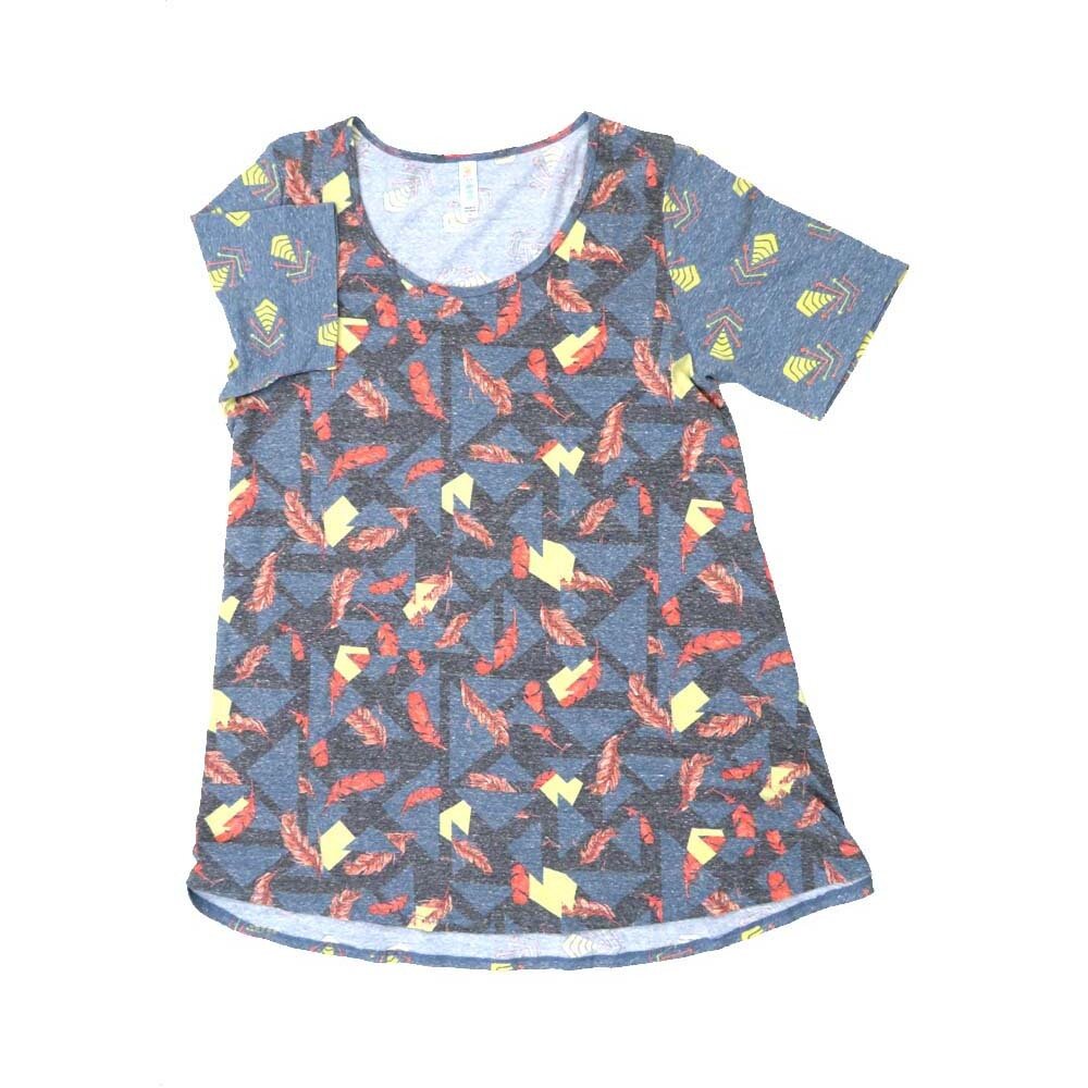 LuLaRoe PERFECT f X-Large XL Geometric Tee Shirt  F-XL-204  fits Womens Sizes 18-22