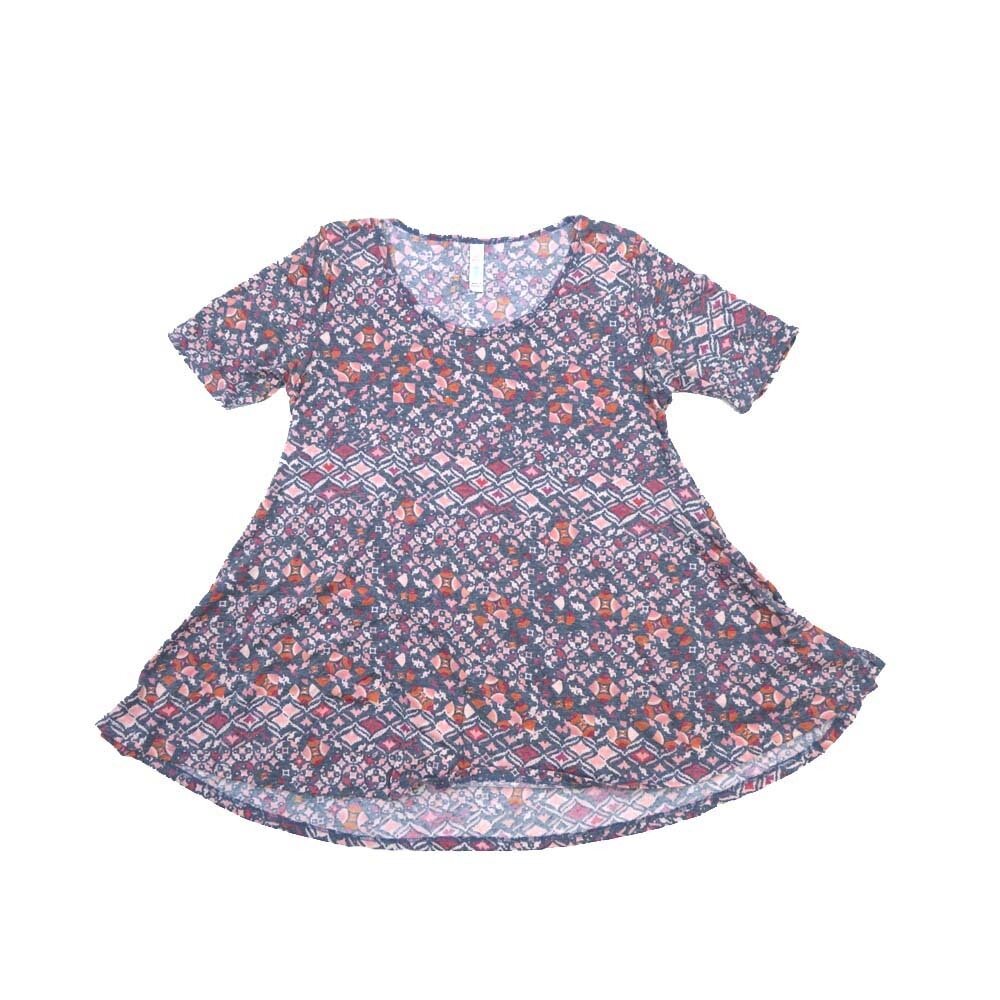 LuLaRoe PERFECT c Small S Geometric Tee Shirt C-SMALL-225 fits Womens Sizes 8-14
