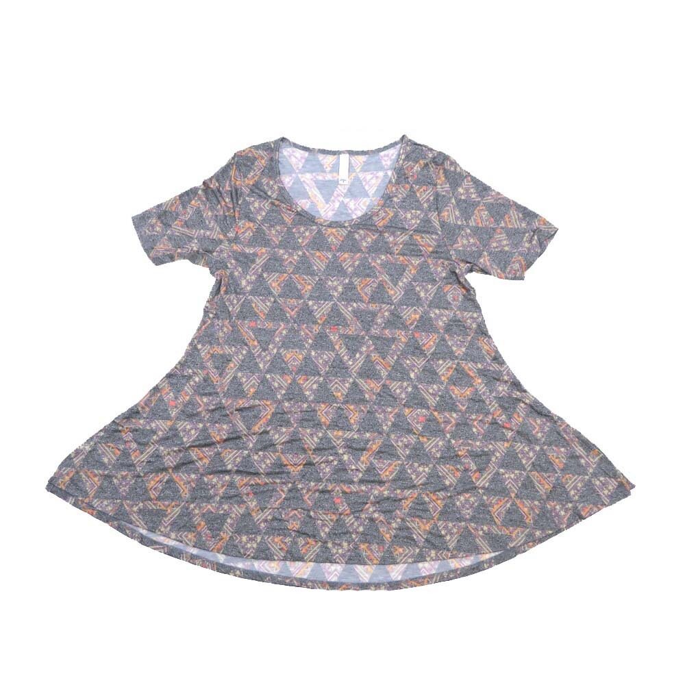 LuLaRoe PERFECT c Small S Geometric tri Tee Shirt  C-SMALL-219  fits Womens Sizes 8-14