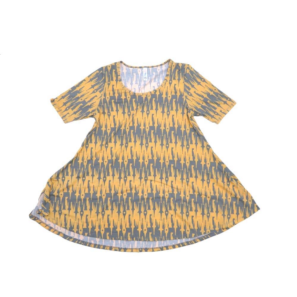 LuLaRoe PERFECT b X-Small XS Disney Castles Stripe Tee Shirt  B-XS-223  fits Womens Sizes 4-10