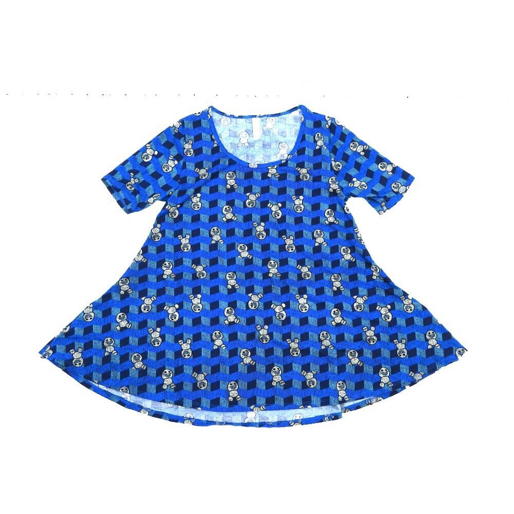 LuLaRoe PERFECT b X-Small XS Disney Olaf Frozen Geometric Tee Shirt  B-XS-221  fits Womens Sizes 4-10