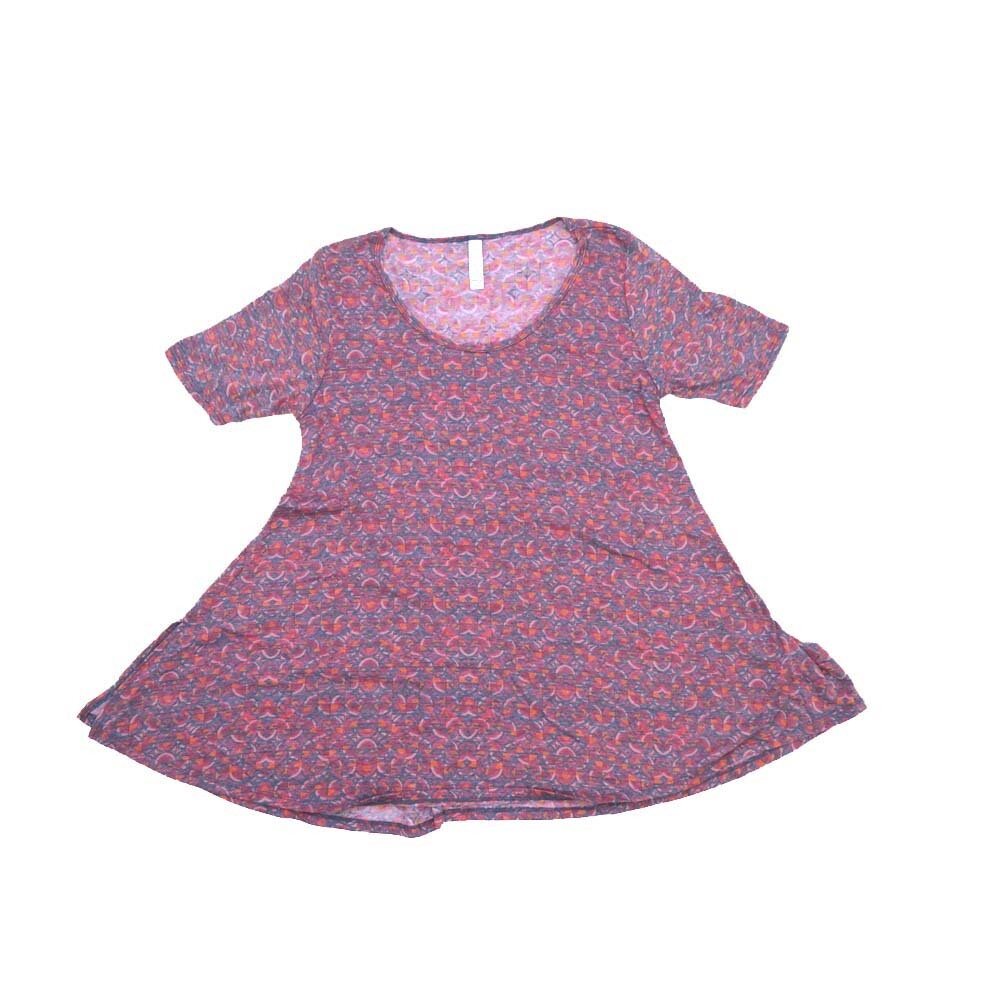 LuLaRoe PERFECT b X-Small XS Geometric Tee Shirt B-XS-216 fits Womens Sizes 4-10