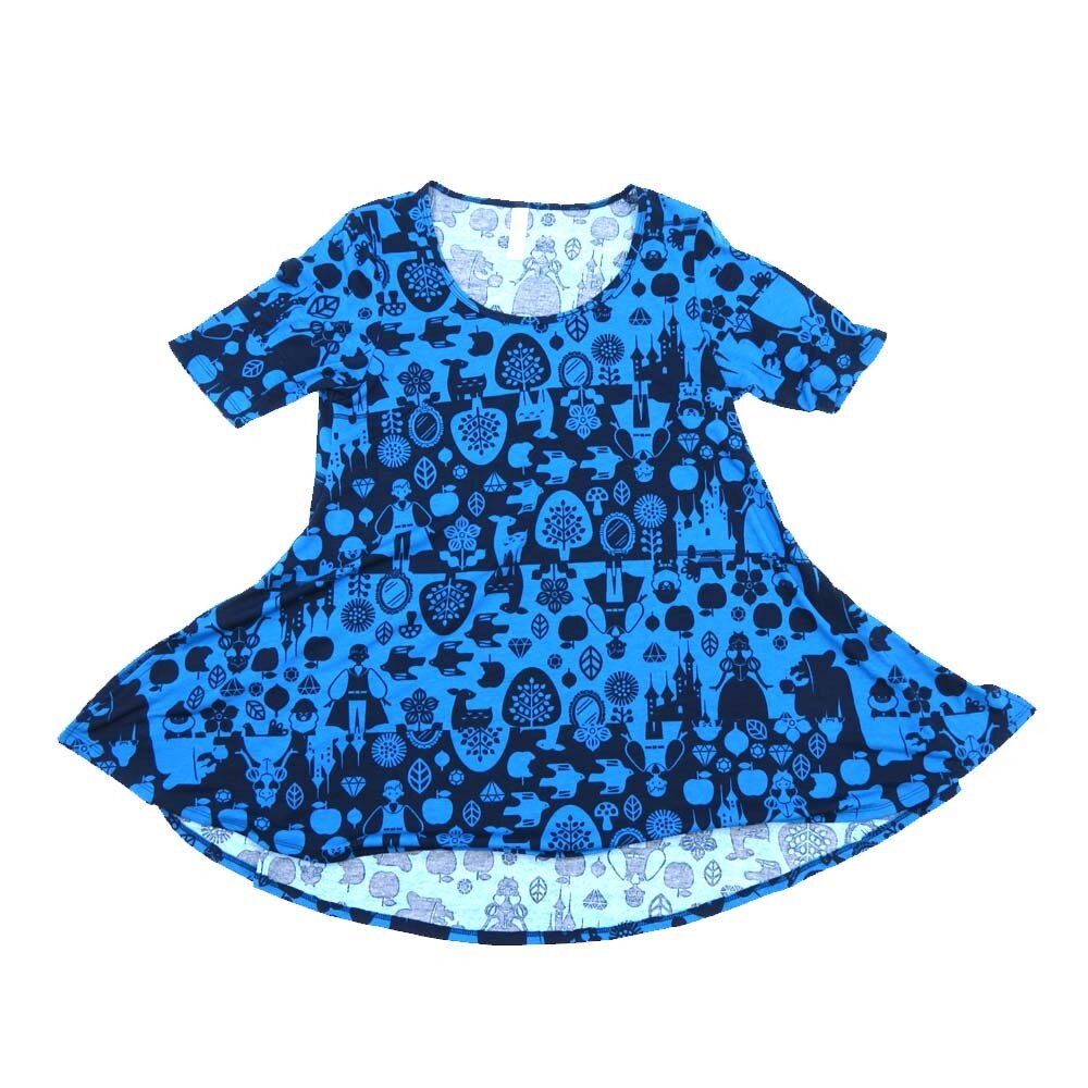 LuLaRoe PERFECT a XX-Small XXS Disney Small World Animals Tee Shirt  A-XXS-250  fits Womens Sizes 0-4