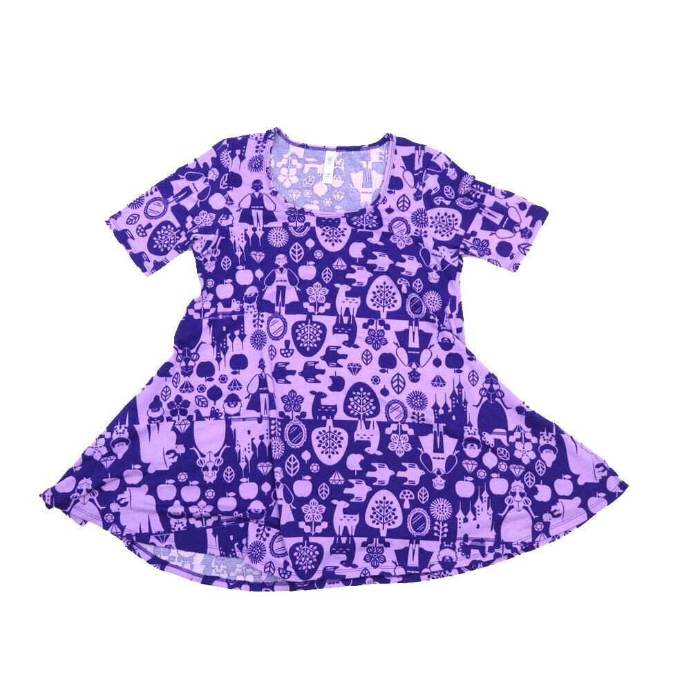 LuLaRoe PERFECT a XX-Small XXS Disney Small World Animals Tee Shirt A-XXS-248 fits Womens Sizes 0-4
