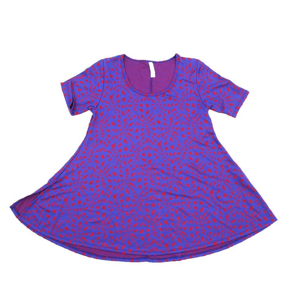 LuLaRoe PERFECT a XX-Small XXS Trippy Psychedelic Geometric Tee Shirt  A-XXS-233  fits Womens Sizes 0-4