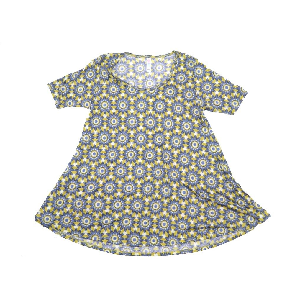 LuLaRoe PERFECT a XX-Small XXS Mandalas Polka Dots Tee Shirt  A-XXS-228  fits Womens Sizes 0-4
