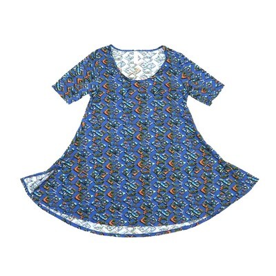 LuLaRoe PERFECT a XX-Small XXS Geometric Tee Shirt A-XXS-227 fits Womens Sizes 0-4