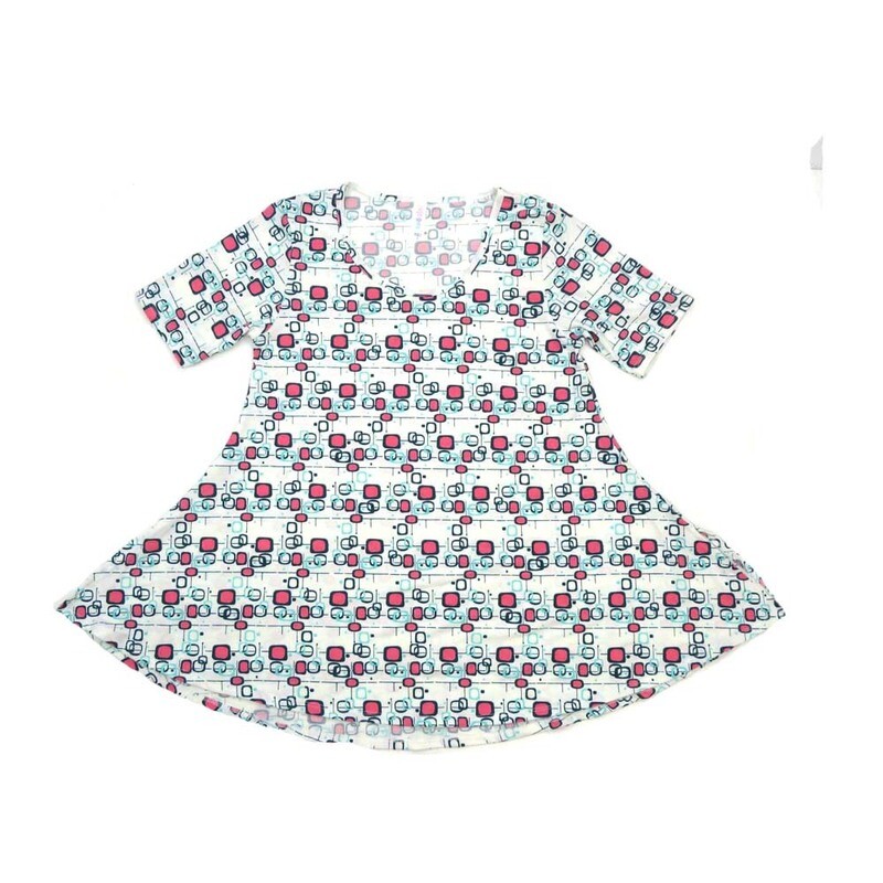 LuLaRoe PERFECT b X-Small XS Geometric Polka Dots Tee Shirt  B-XS-215  fits Womens Sizes 4-10