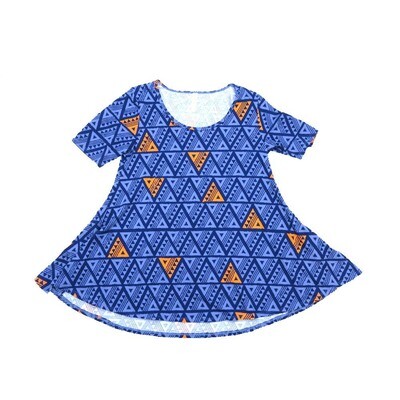 LuLaRoe PERFECT b X-Small XS Geometric tri Tee Shirt B-XS-213 fits Womens Sizes 4-10