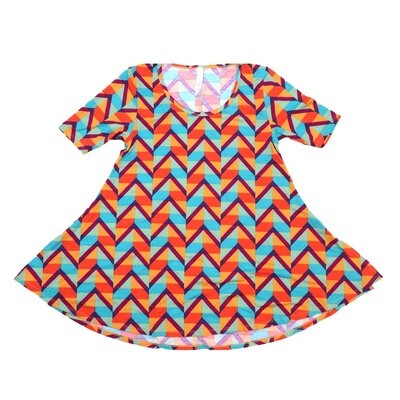 LuLaRoe PERFECT b X-Small XS herr Stripe Tee Shirt B-XS-202 fits Womens Sizes 4-10