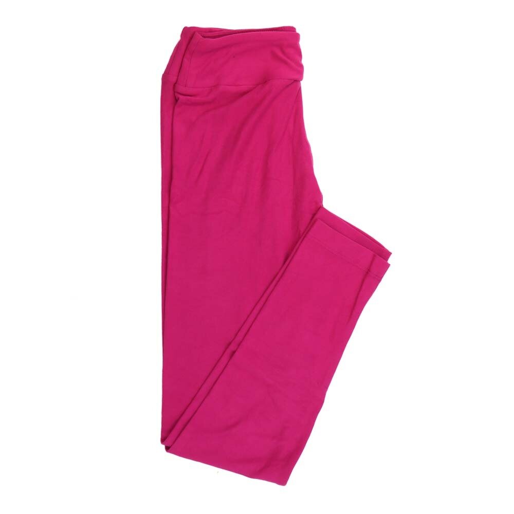 LuLaRoe Tween TW Solid Magenta Leggings fits Adult Women sizes 00-0  3403-ZB.jpg
