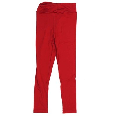 LuLaRoe TCTWO TC2 Solid Salsa Red Buttery Soft Womens Leggings fits Adults sizes 18-26