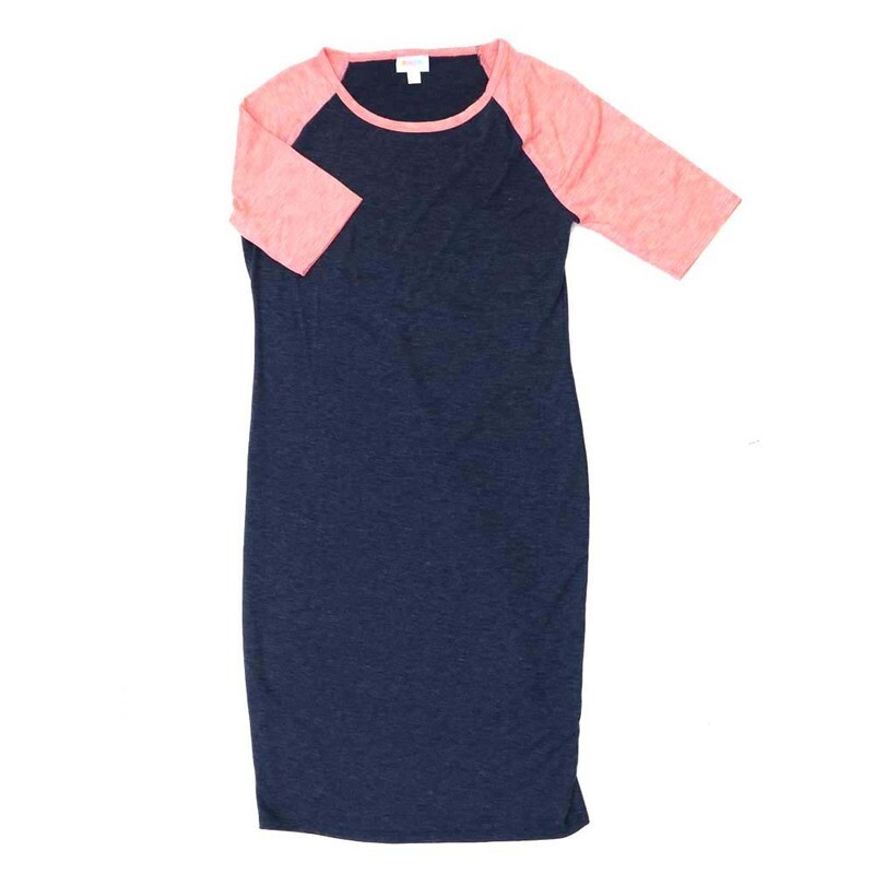 LuLaRoe JULIA c Small (S) Solid Heathered Dark Purple Form Fitting Knee Length Dress fits Womens sizes 4-6  C-SMALL-260