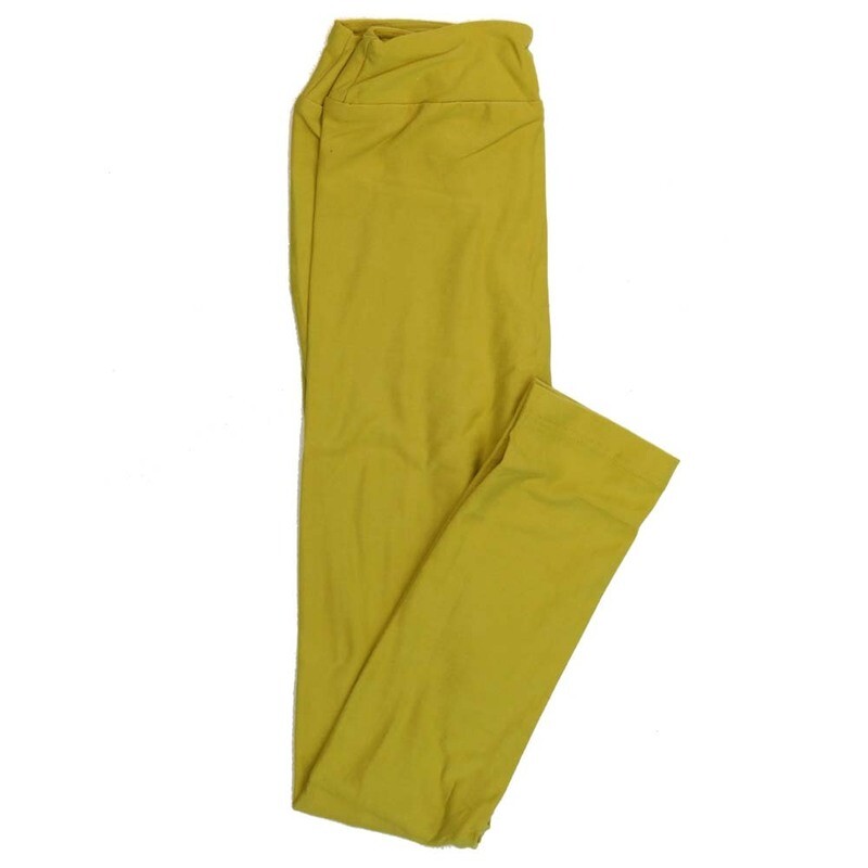 LuLaRoe Kids Large/XL LXL Solid Honeysuckle Leggings fits Kids sizes 6-12  SOLID-HONEYSUCKLE-18.jpg