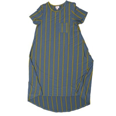 LuLaRoe CARLY b X-Small (XS) Stripe Swing Dress fits womens sizes 2-4 B-XS-220 Retail $55