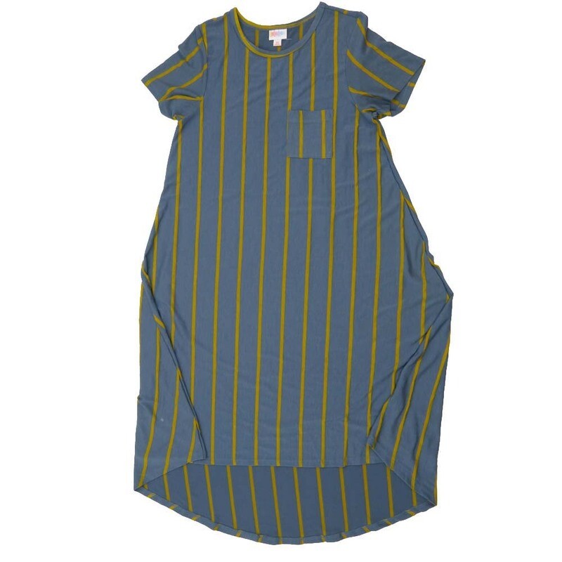 LuLaRoe CARLY b X-Small (XS) Stripe Swing Dress fits womens sizes 2-4  B-XS-220  Retail $55