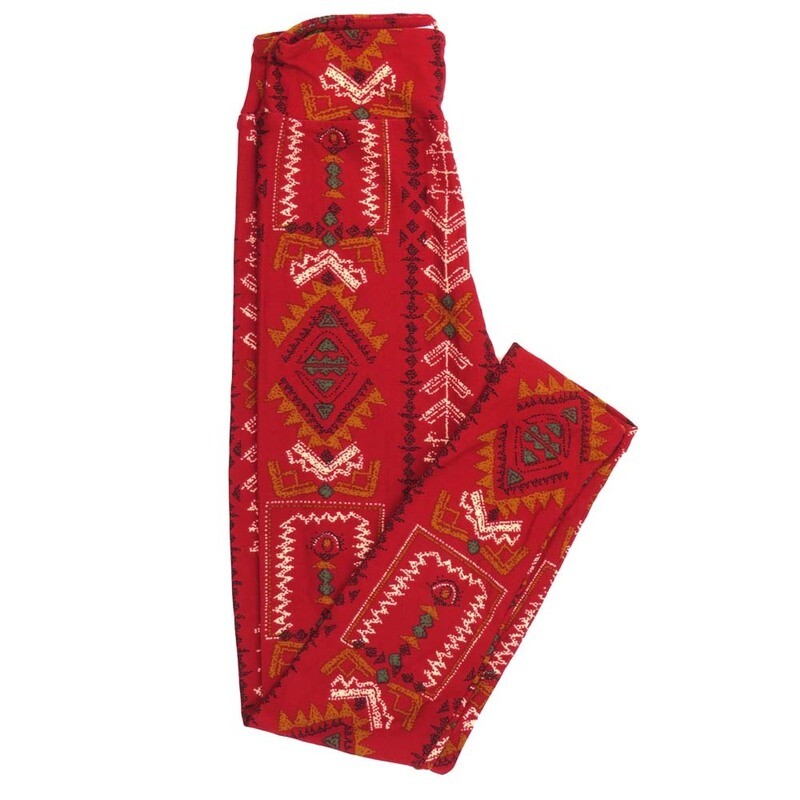 LuLaRoe Tween TW Geometric Aztek Southwestern Gods Eye Chevrons Leggings fits Adult Women sizes 00-0  3403-ZE.jpg