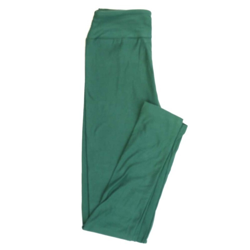 LuLaRoe Tween TW Solid Green Leggings fits Adult Women sizes 00-0  3403-ZC.jpg