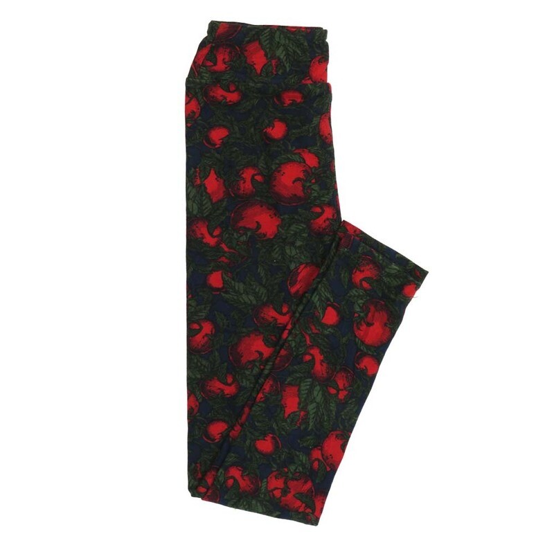 LuLaRoe Tween TW Tomatoes Leggings fits Adult Women sizes 00-0  3390-ZD-2.jpg